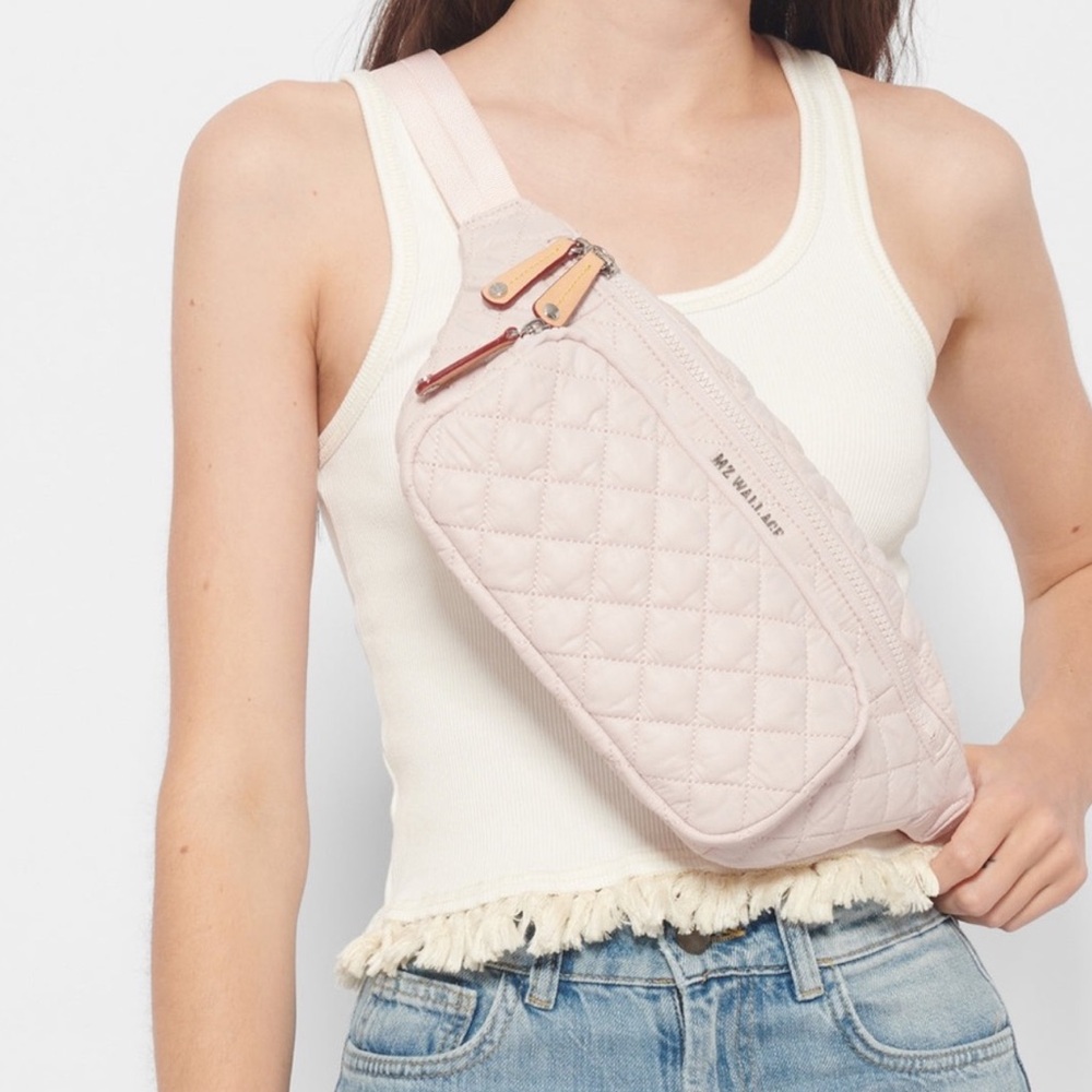 MZ Wallace Metro sling bag dusty pink w/ dust bag